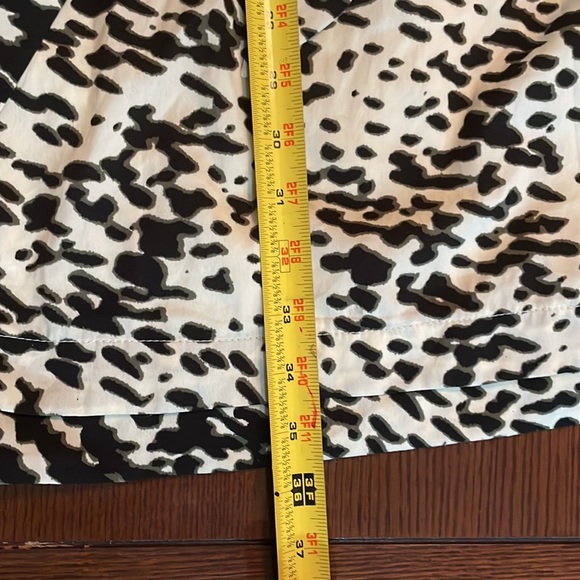 W118 by Walter Baker Animal Print dress. Medium. Cream, black, dark Green - Picture 8 of 8